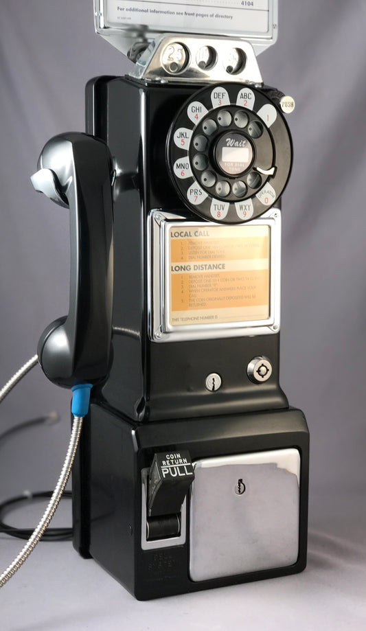 Northern or Western Electric - 233 - Black Payphone