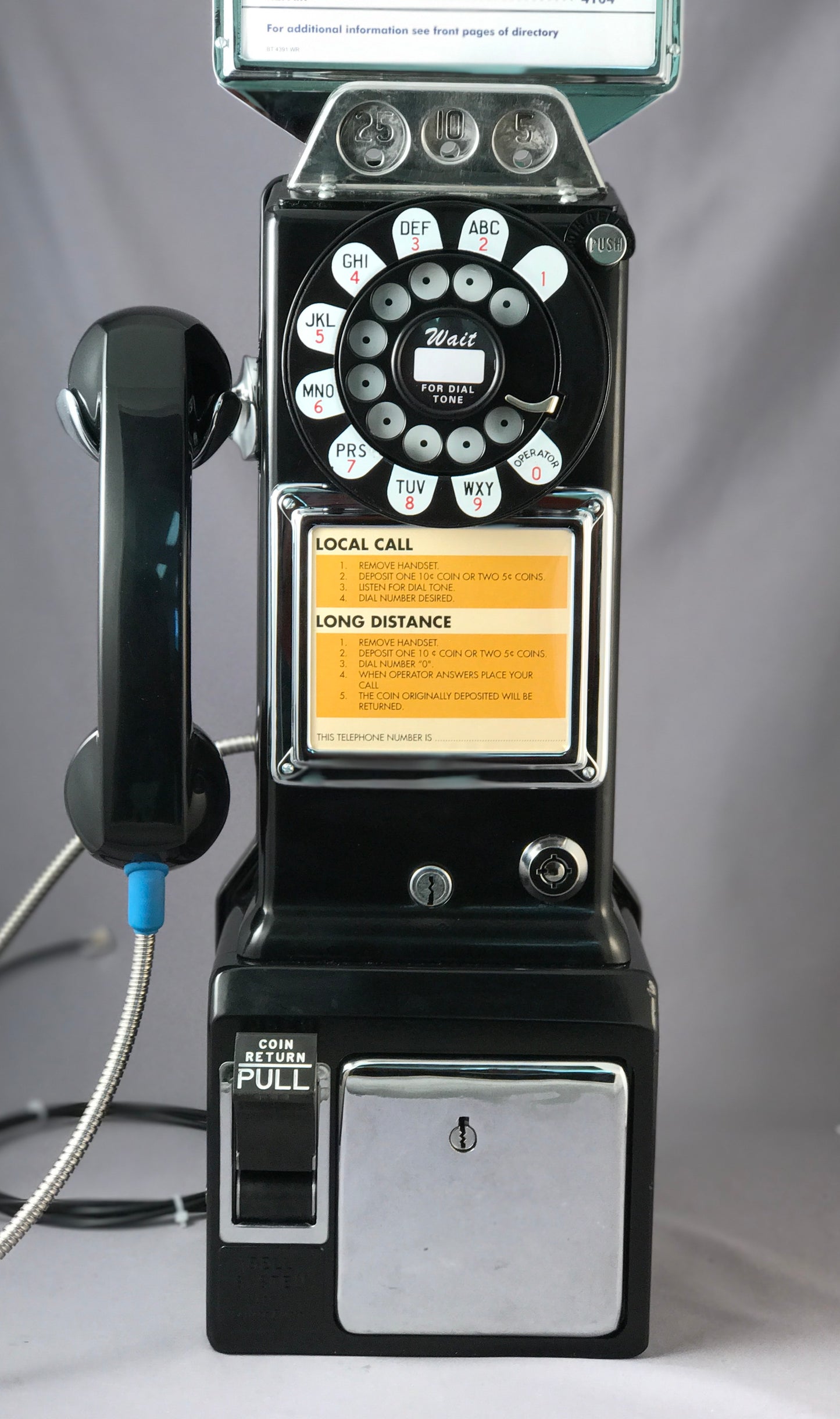 Northern or Western Electric - 233 - Black Payphone