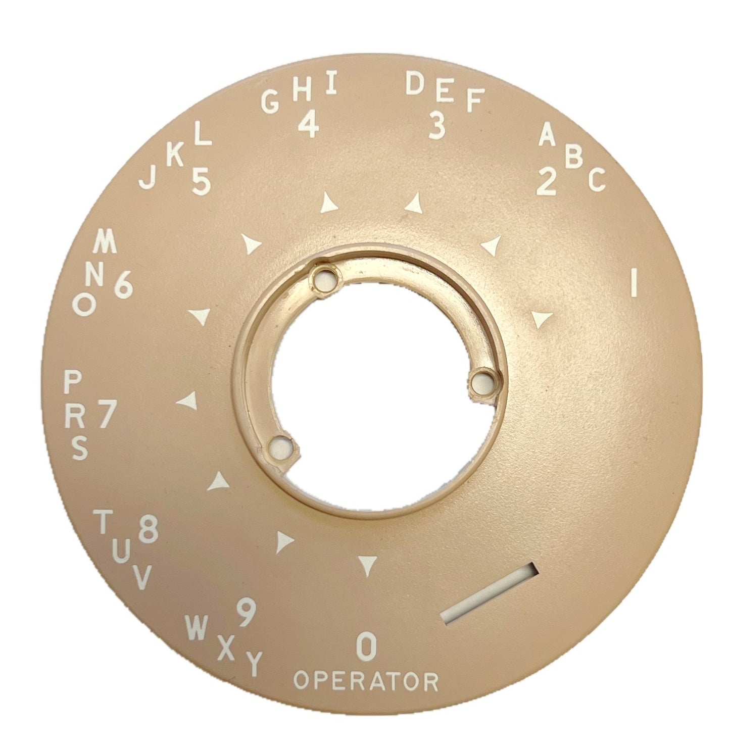 Automatic Electric Dial Bezel for Payphone - Beige