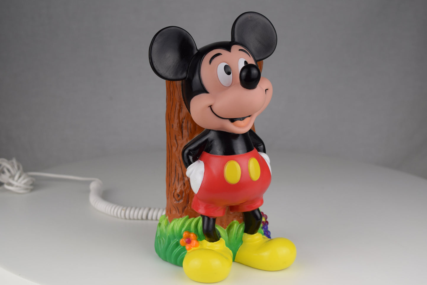 Mickey Mouse with Tree Stump Telephone
