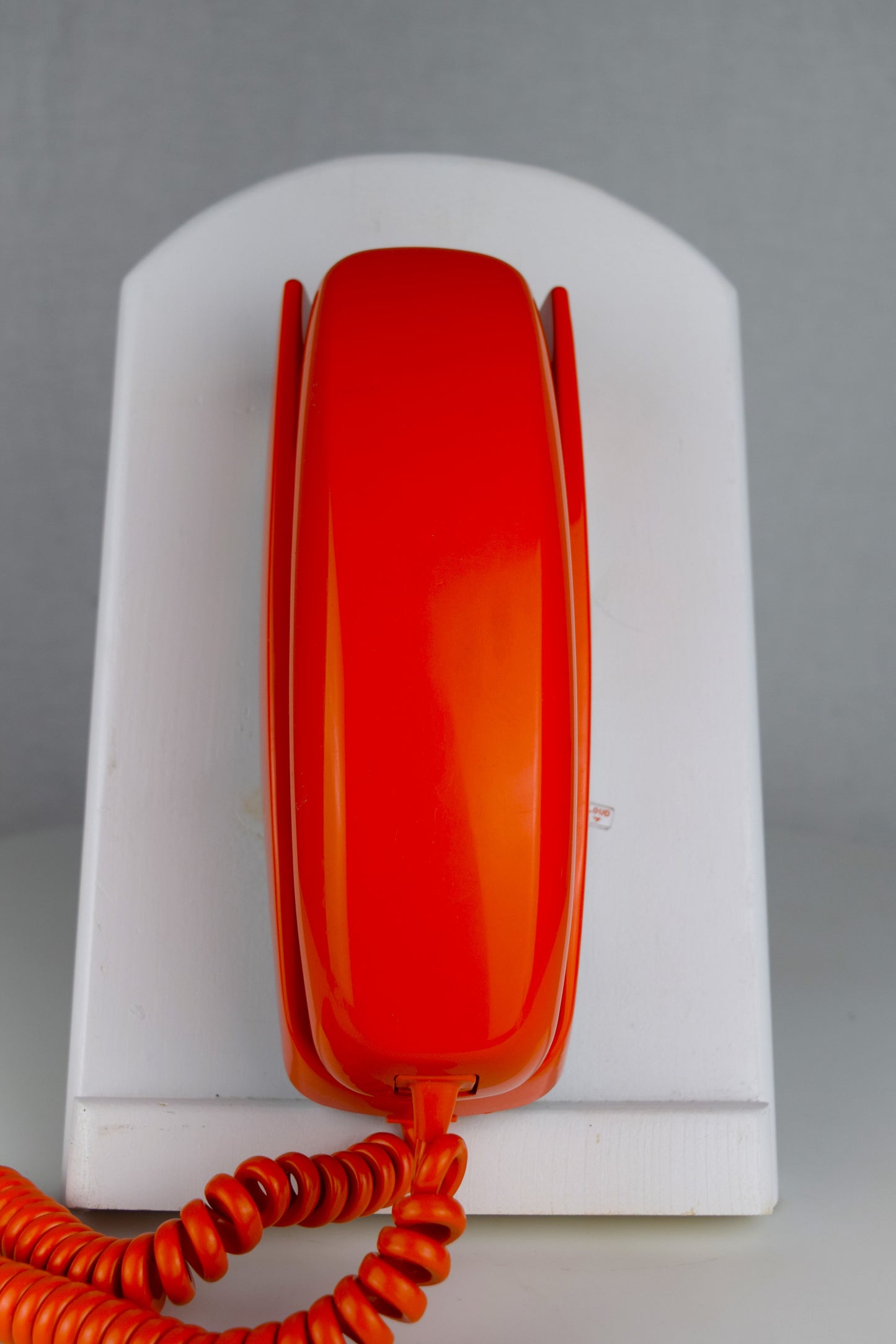 Rotary Dial Trimline Wall Phone - Red