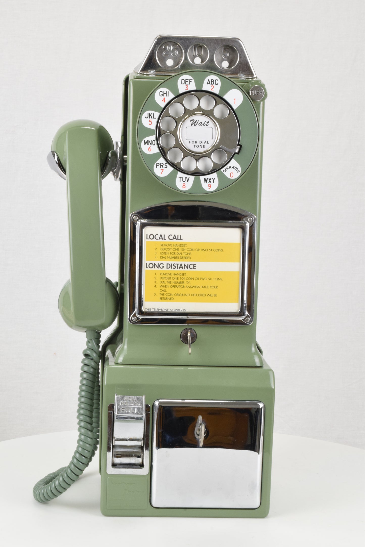 Northern or Western Electric - 233 - Moss Green Payphone