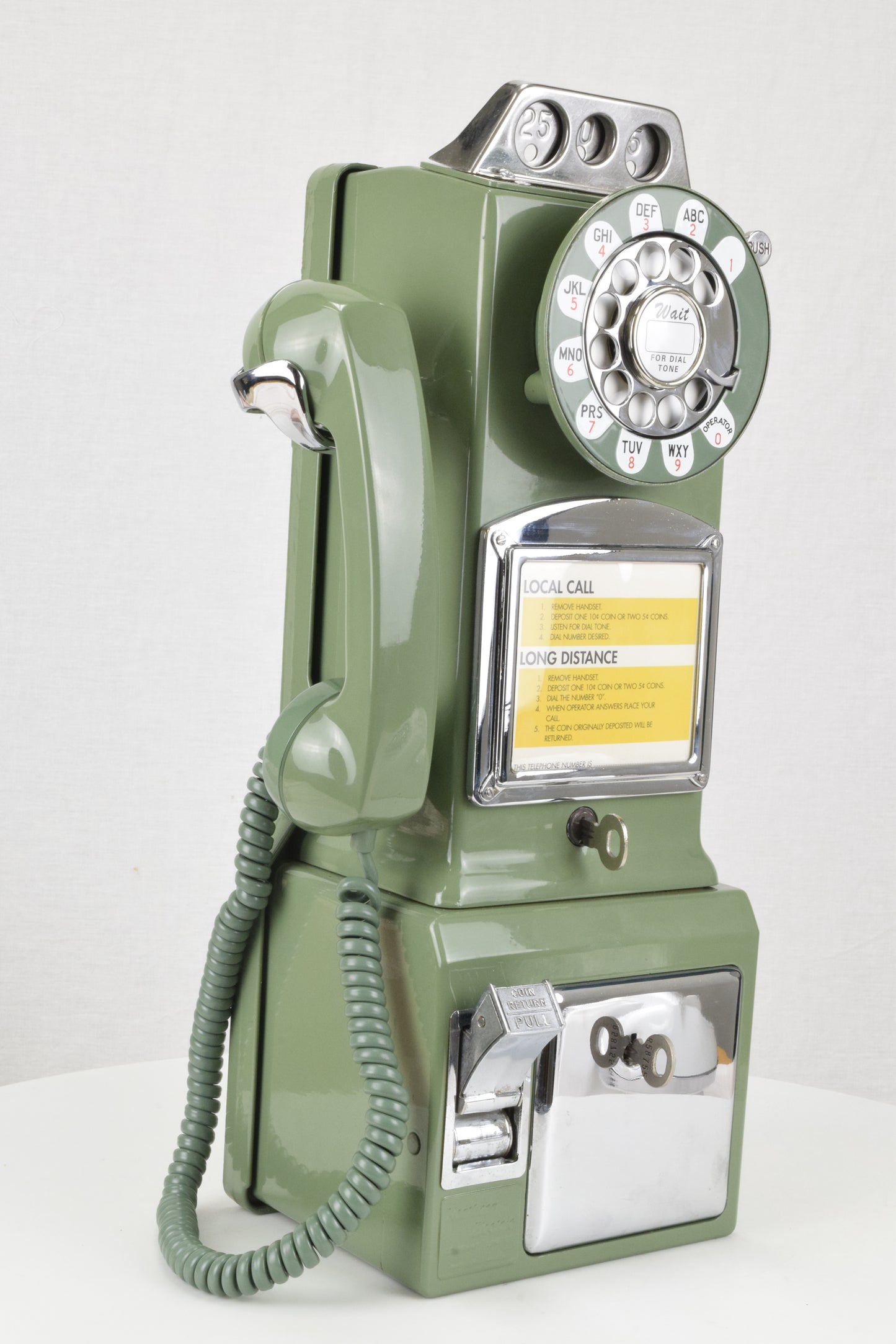 Northern or Western Electric - 233 - Moss Green Payphone