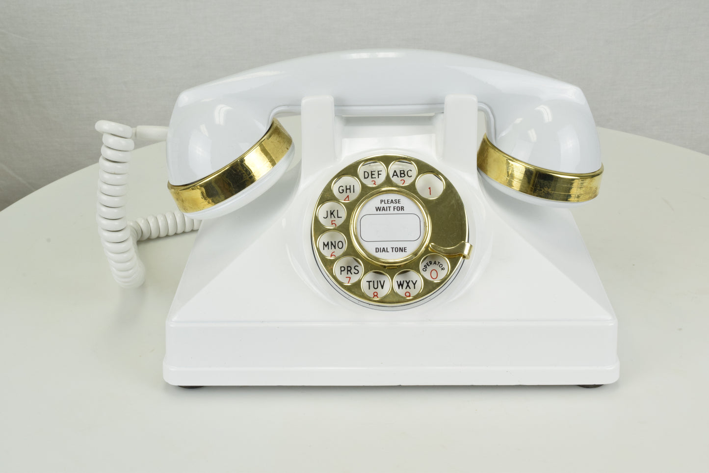 Northern Electric No. 1 Uniphone - White with Brass Trim