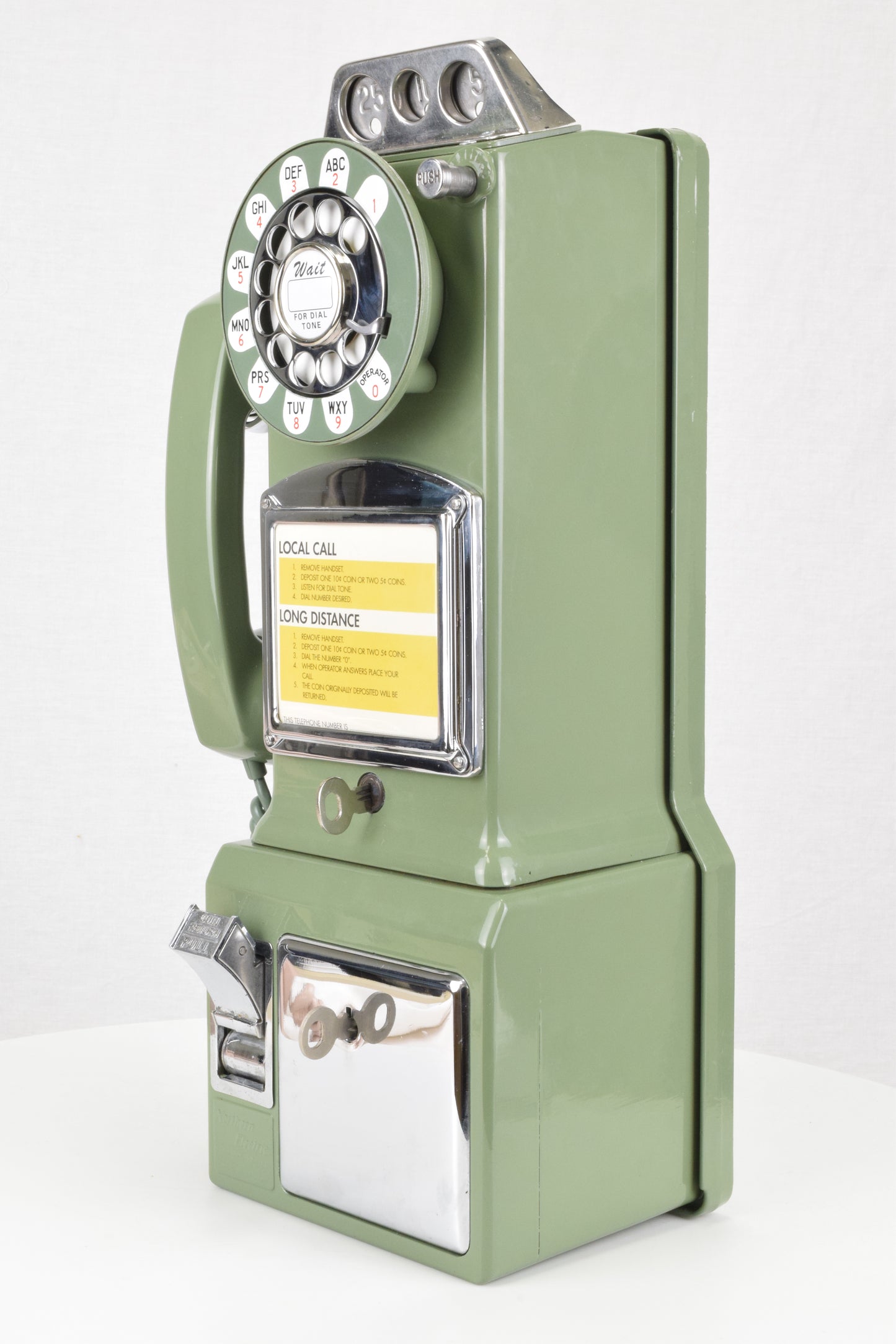 Northern or Western Electric - 233 - Moss Green Payphone