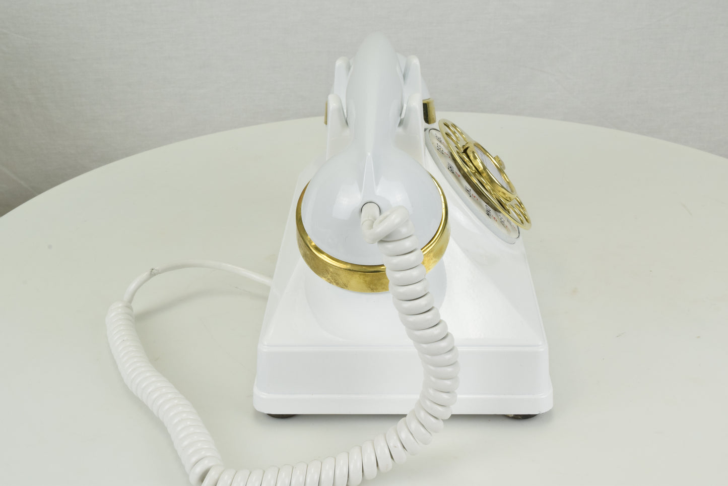 Northern Electric No. 1 Uniphone - White with Brass Trim