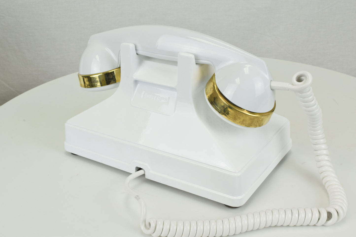 Northern Electric No. 1 Uniphone - White with Brass Trim