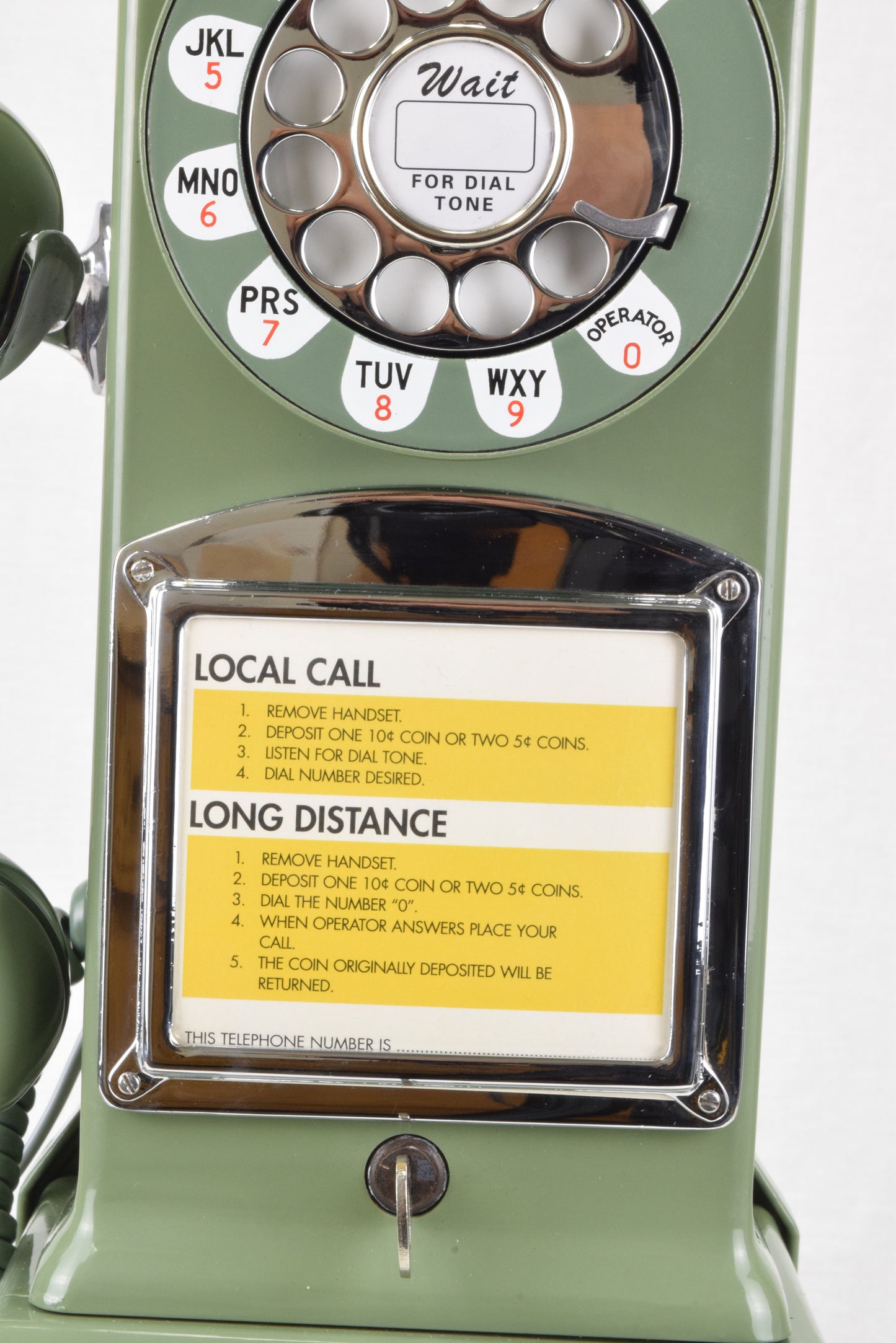 Northern or Western Electric - 233 - Moss Green Payphone