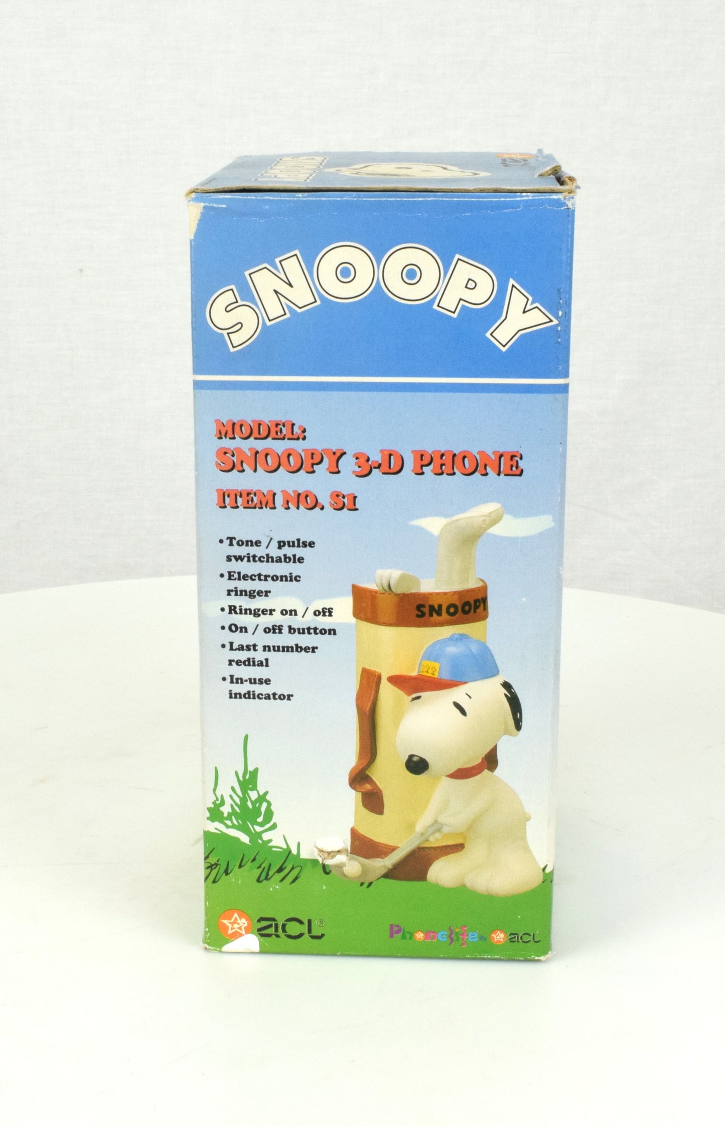 Golfer Snoopy Novelty Phone