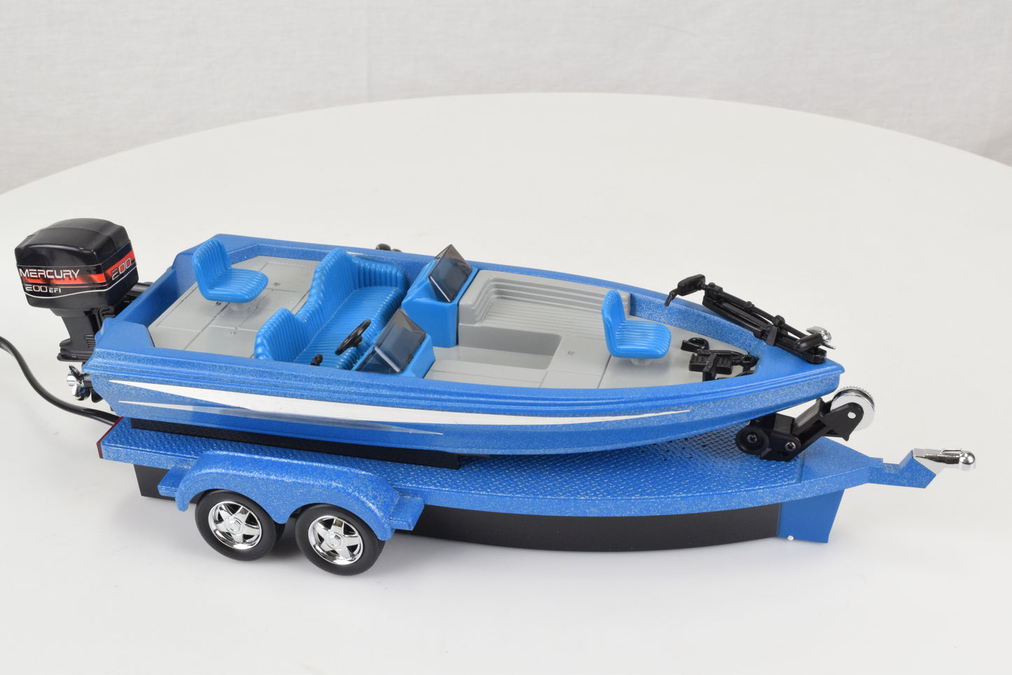 Bass Fishing Boat Telephone - Blue