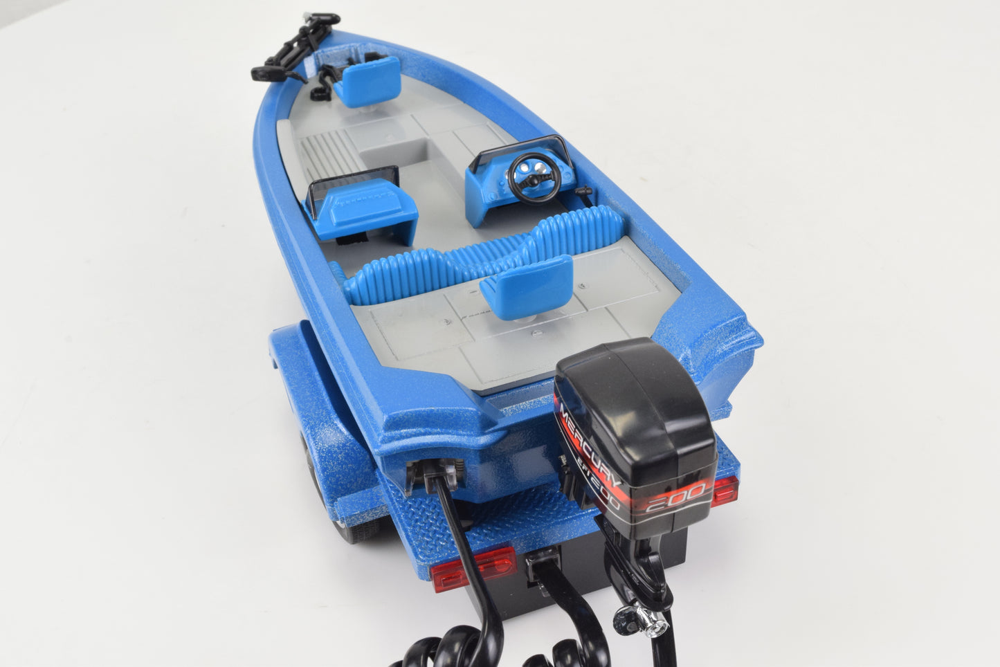 Bass Fishing Boat Telephone - Blue