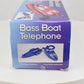 Bass Fishing Boat Telephone - Blue