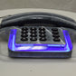 Neon Glow Telephone - Grey/Clear with Purple Light