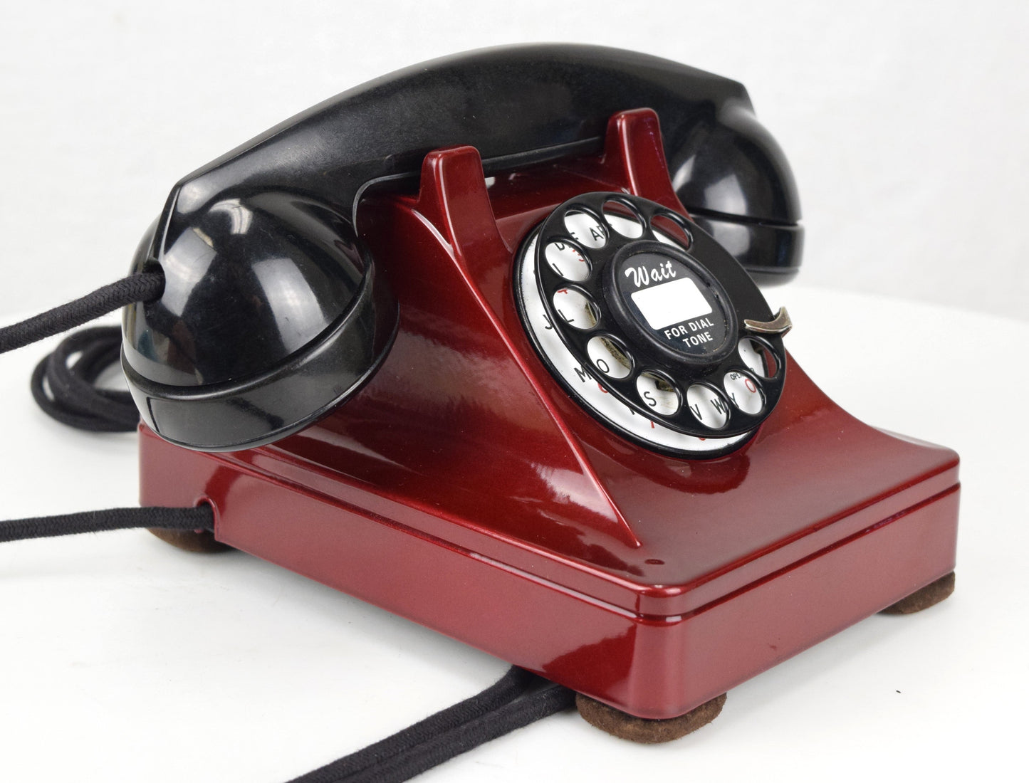Western Electric 302 - Red Chromium - Pre War - Metal Case