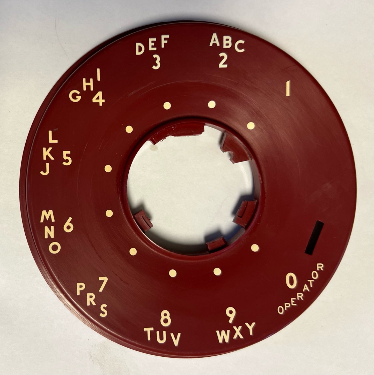 500/554 Dial Bezel -Dark Red