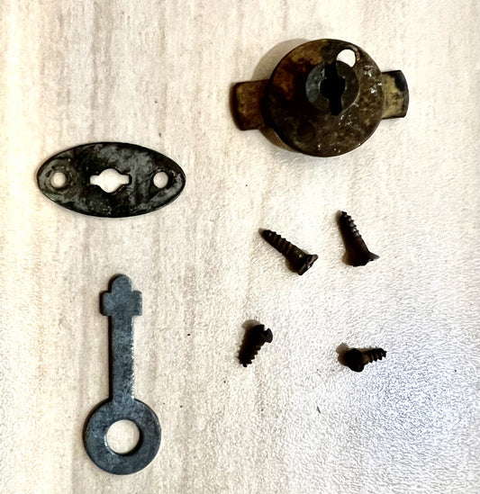 Door Lock with Key for Wood Wall Phone
