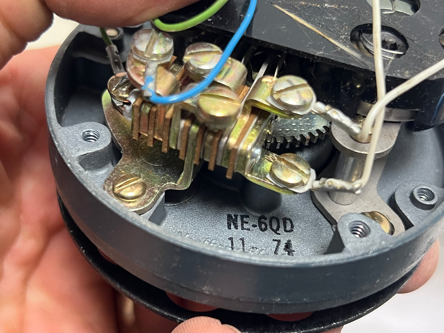 Set of 5 Northern Electric 6QD Dials