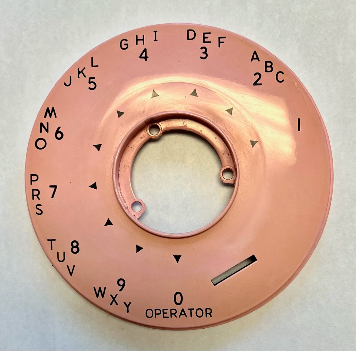 Automatic Electric Dial Bezel - Pink - Black Letters - Alphanumeric