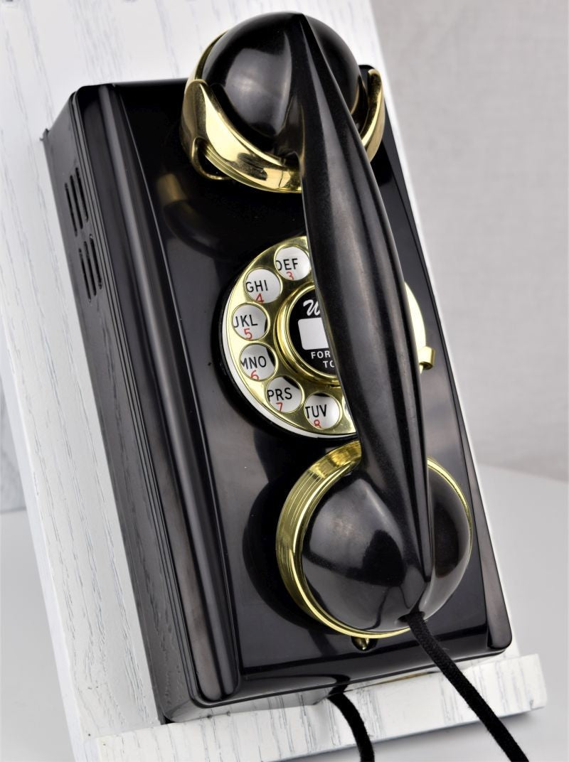 Western Electric 354 - Black - Brass Trim