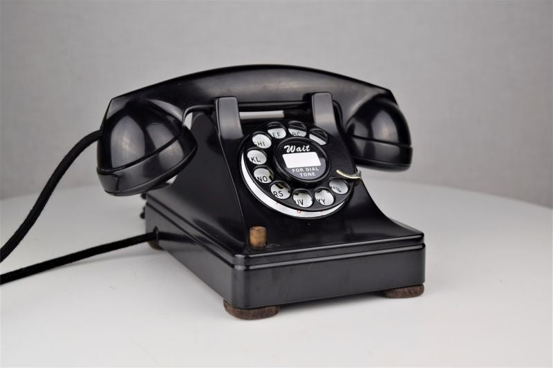 Western Electric 305 - Black - Pre War - Metal Case - Ringer On/Off Switch