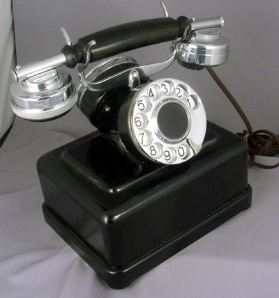 Partner's 2 Dial Telephone- Chrome Trim