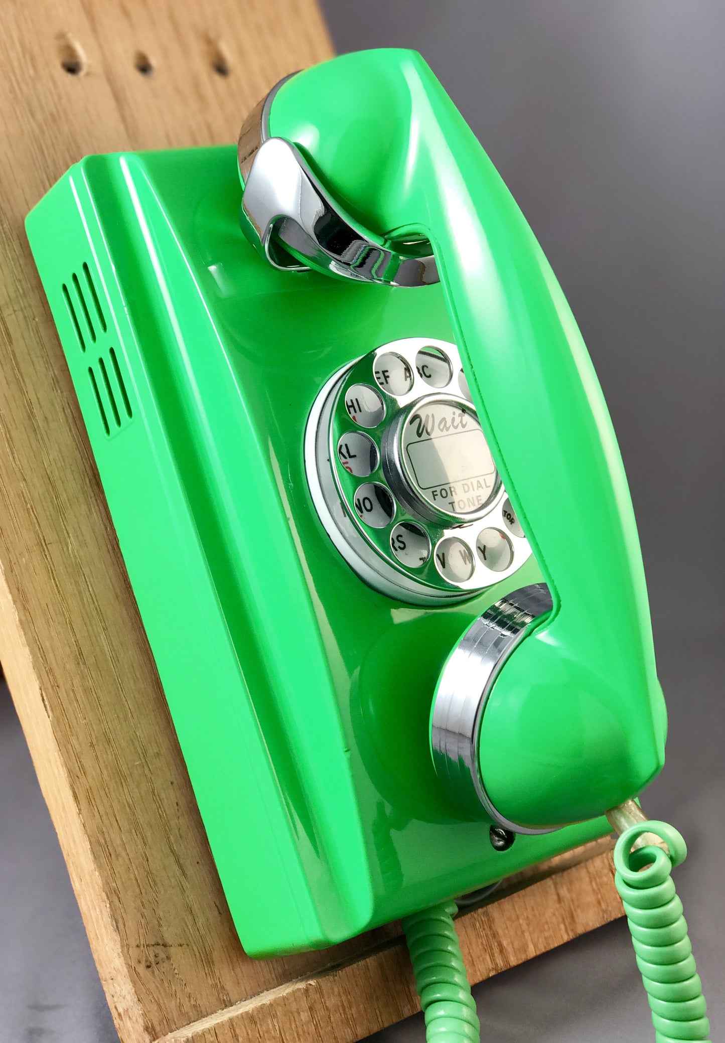 Western Electric 354 - Lime Green - Chrome Trim