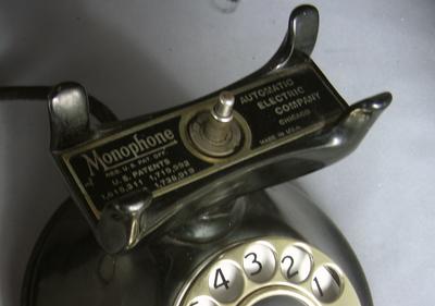 Automatic Electric Type 1a  Deskphone with Brass Trim