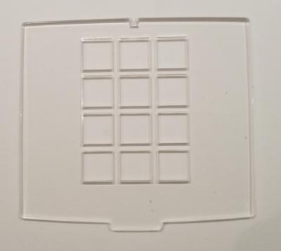Western Electric 2500 Dial Bezel, Clear
