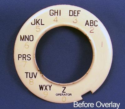 Automatic Electric Dial Plate Overlay - Operator Z