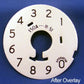 Western Electirc 150a Numeric Dial Plate Overlay for No 5 Dials