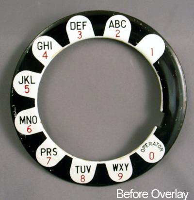 Western Electric Payphone Daisy Overlay - Black