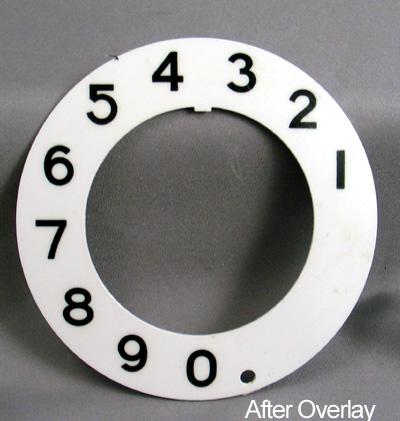 Stromberg Carlson Numeric Dial Plate Overlay