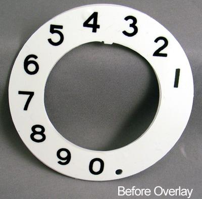 Stromberg Carlson Numeric Dial Plate Overlay