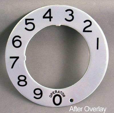 Stromberg Carlson Metallic Dial Plate Overlay