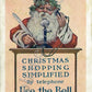 Christmas Shopping Simplified Postcard