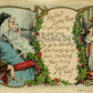 Christmas Santa Calling Postcard