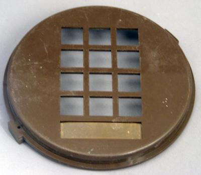 Western Electric 3554 Dial Faceplate - Brown