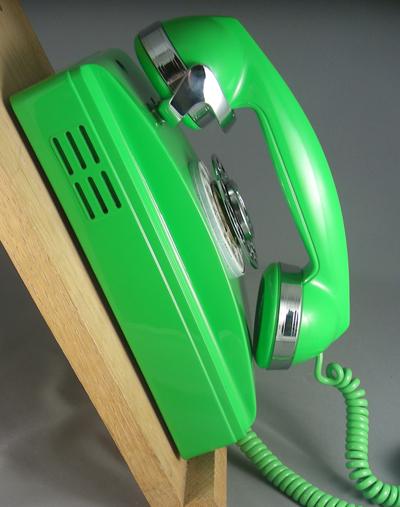 Western Electric 354 - Lime Green - Chrome Trim