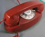702 - Deep Red Princess Phone