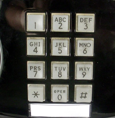 2702 - Black Princess Phone