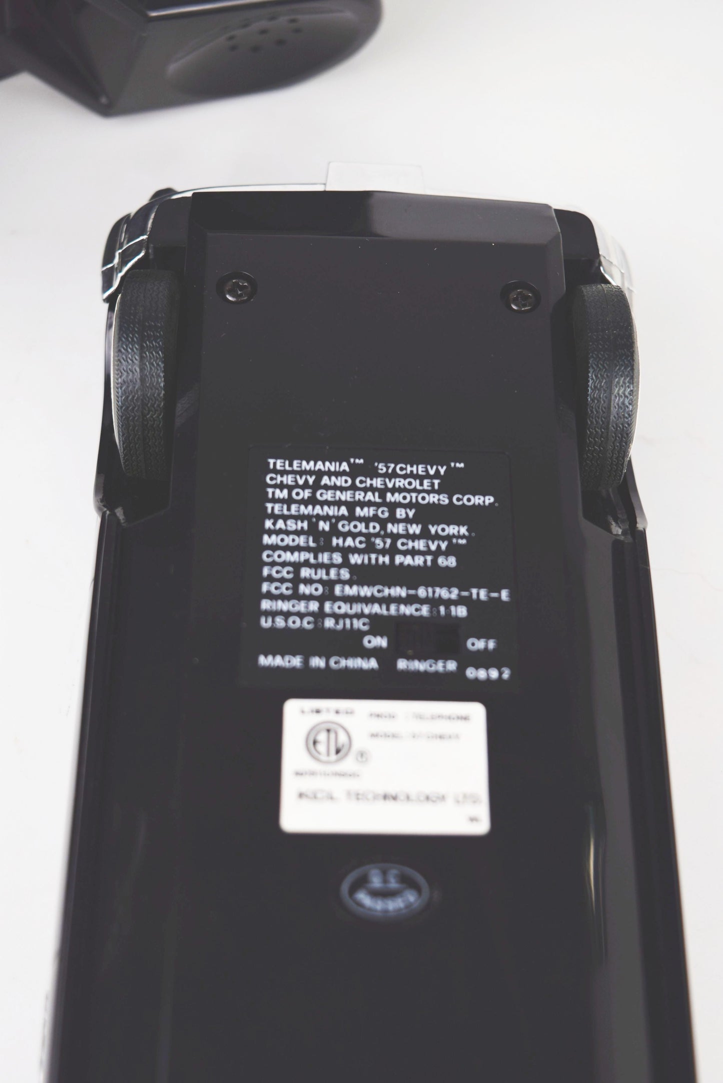 Black 57 Chevy Novelty Phone
