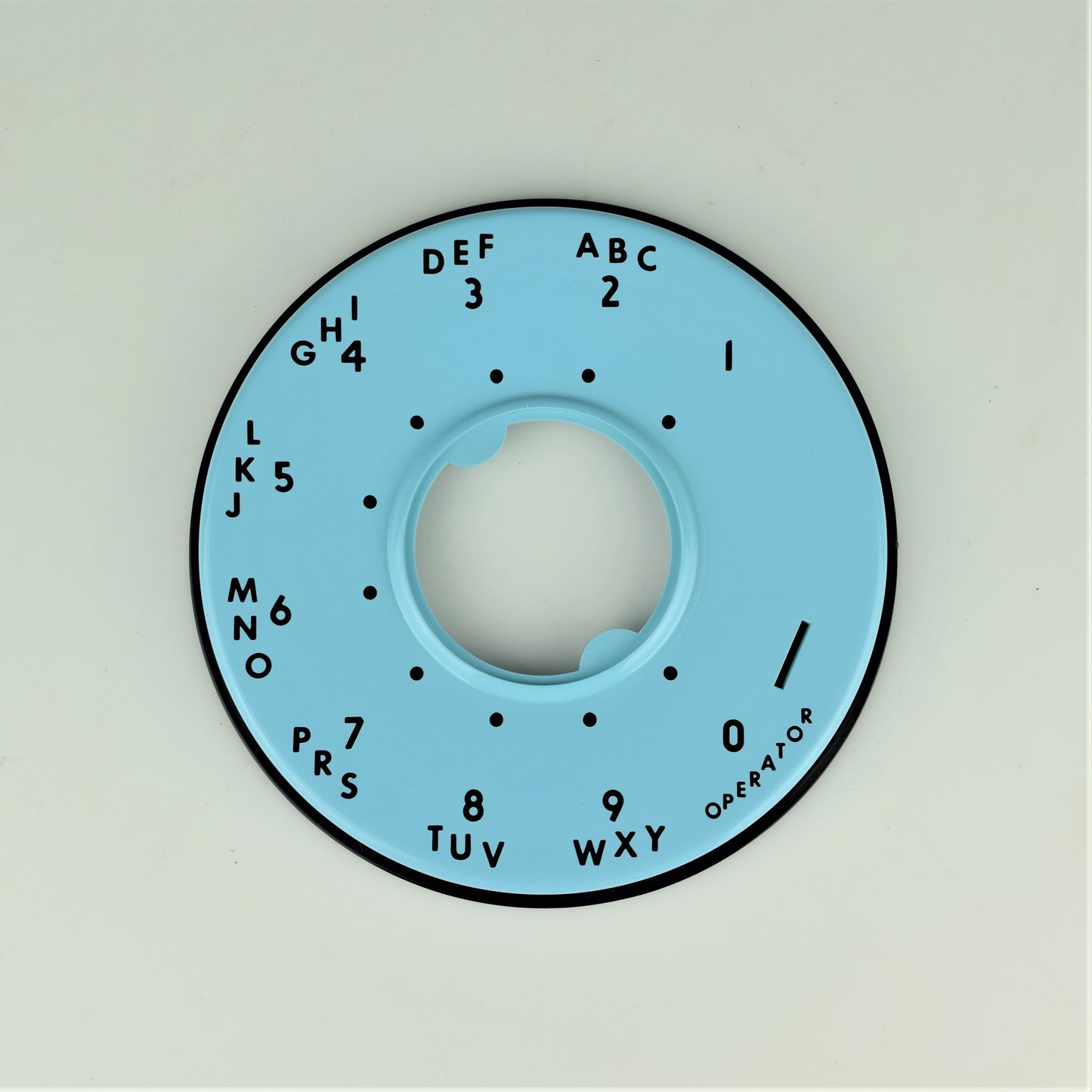 Western Electric 500/554 Dial Bezel - Aqua Blue