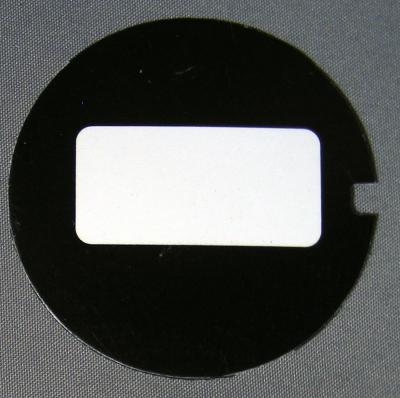 Western Electric Dial Card - Plain Black