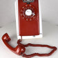 Red 554 Wall Telephone - Fully Restored and Functional
