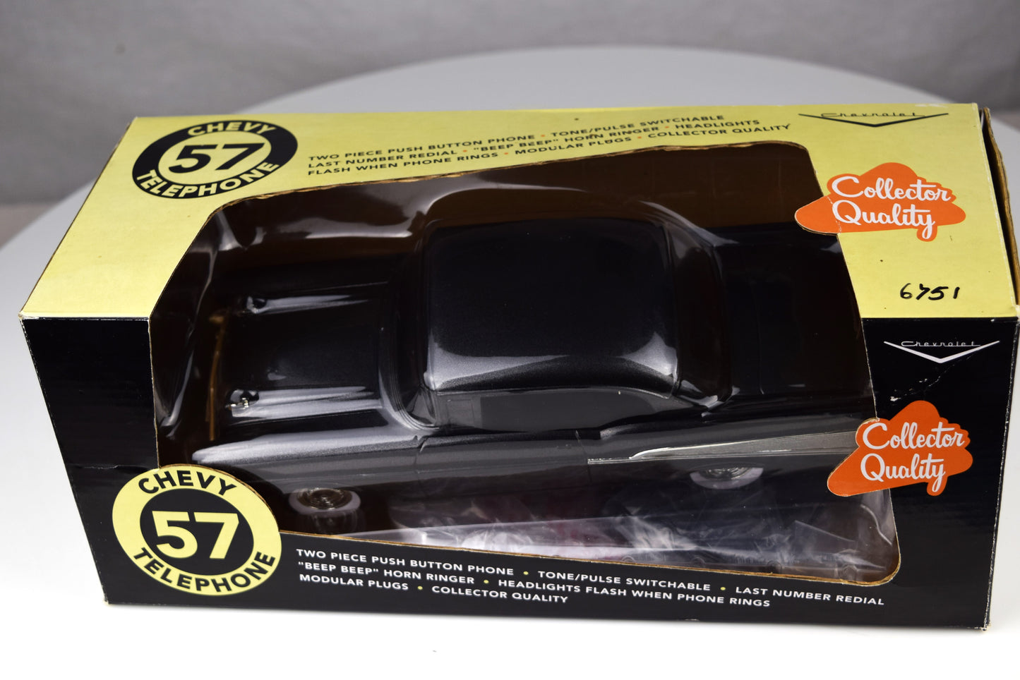 Black 57 Chevy Novelty Phone