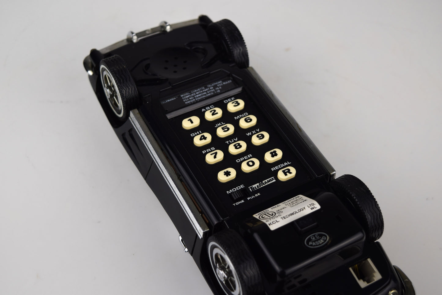'63 Corvette Novelty Phone - Black