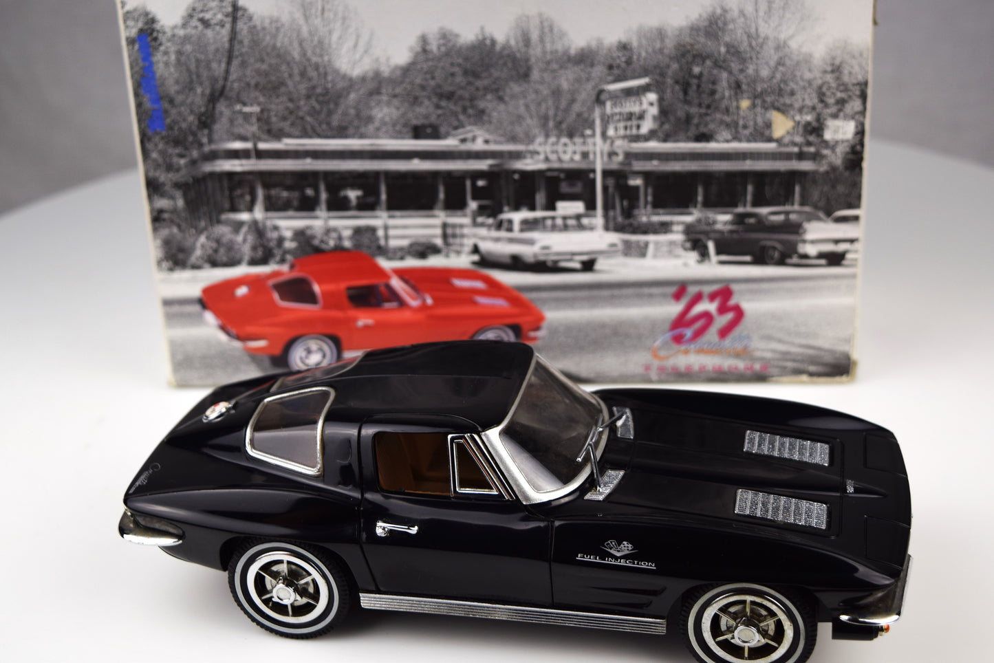 '63 Corvette Novelty Phone - Black