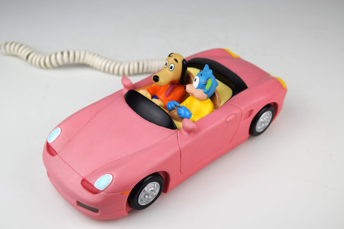 Dr Dog and Fortune Mouse Novelty Car Telephone - Pink