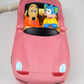 Dr Dog and Fortune Mouse Novelty Car Telephone - Pink