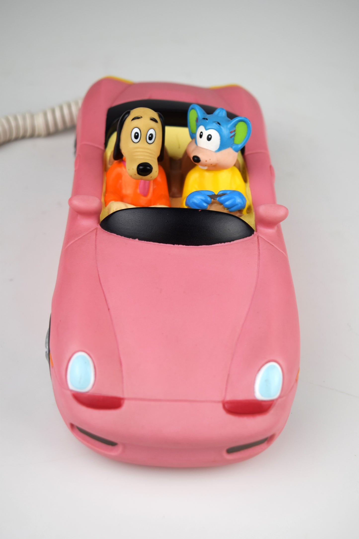 Dr Dog and Fortune Mouse Novelty Car Telephone - Pink